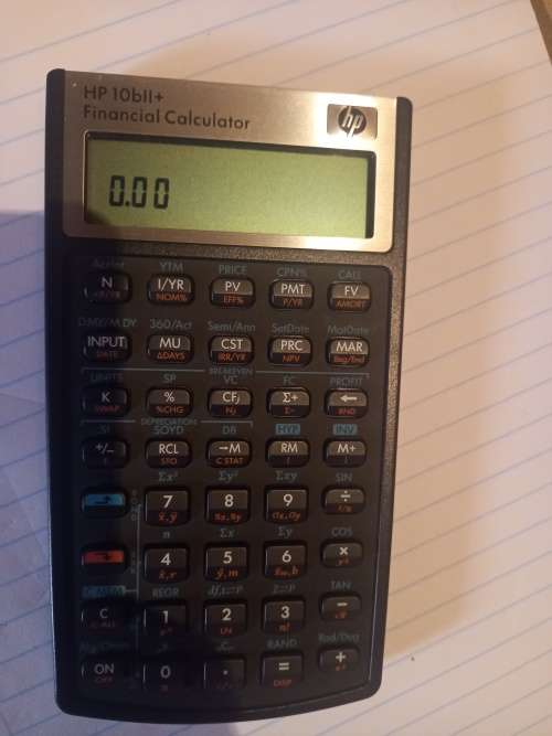 HP 10bii+ Financial calculatior